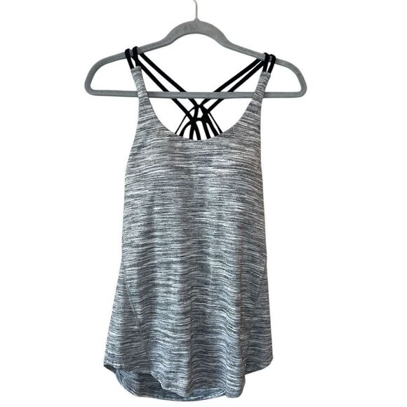 Lululemon Moment To Movement 2-In-1 Tank Black  Size 6 - Picture 1 of 5